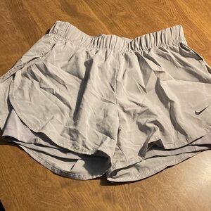 Nike Women's Light Gray Athletic Shorts